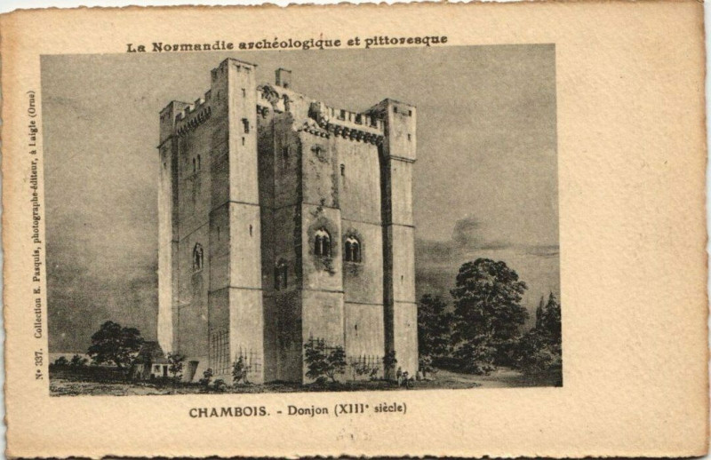 Carte postale ancienne Chambois - Donjon