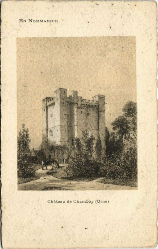 Carte postale ancienne Chateau de Chambois