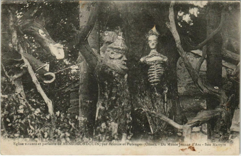 Carte postale ancienne L'Eglise Vivante et Parlante de Menil-Gondouin à Ménil-Gondouin