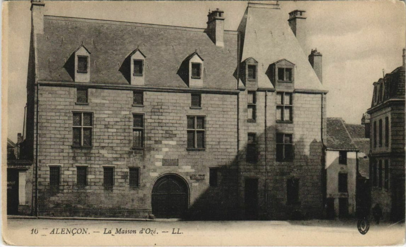 Carte postale ancienne Alencon - La Maison d'Ozé à Alençon