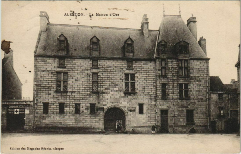 Carte postale ancienne Alencon - La Maison d'Ozé à Alençon