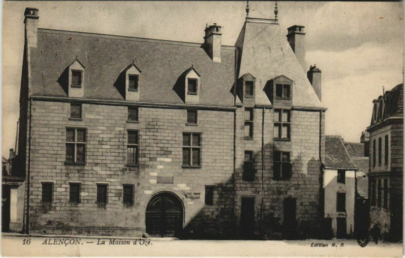 Carte postale ancienne Alencon - La Maison d'Ozé à Alençon