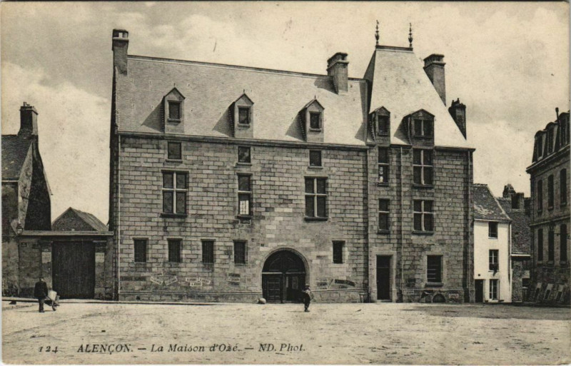Carte postale ancienne Alencon - La Maison d'Ozé à Alençon