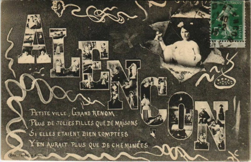 Carte postale ancienne Alencon à Alençon