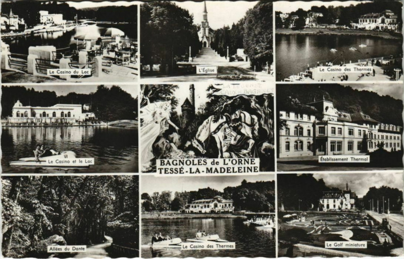 Carte postale ancienne Bagnoles-de-l'Orne