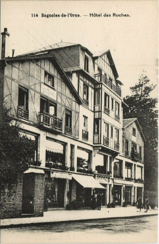 Carte postale ancienne Bagnoles-de-l'Orne-Hótel des Roches