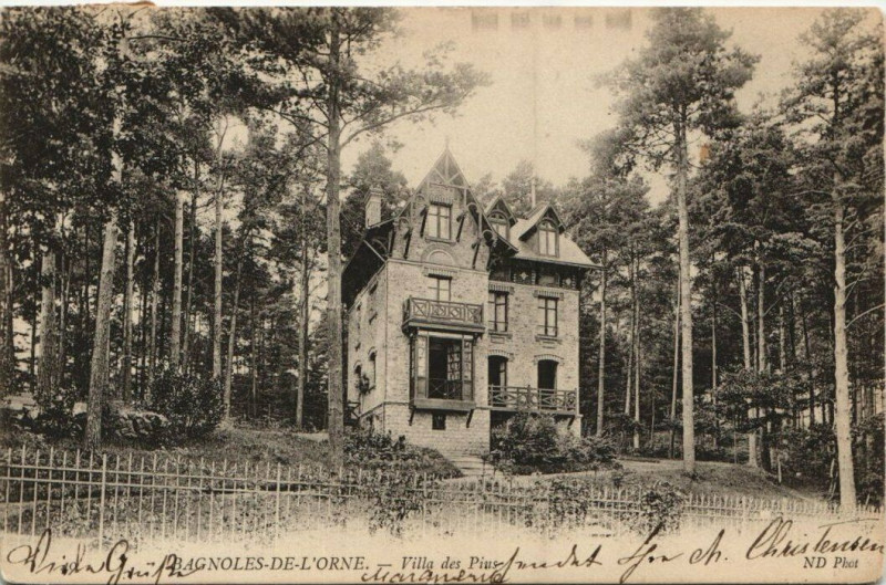 Carte postale ancienne Bagnoles-de-l'Orne-Villa des Pins