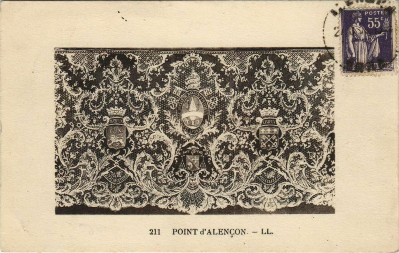 Carte postale ancienne Point d'Alencon