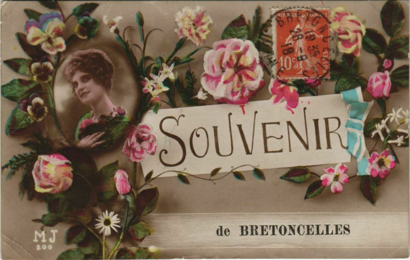 Carte postale ancienne Souvenir de Bretoncelles à Bretoncelles