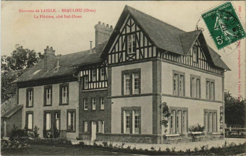 Carte postale ancienne Beaulieu-La Flutiére à Beaulieu