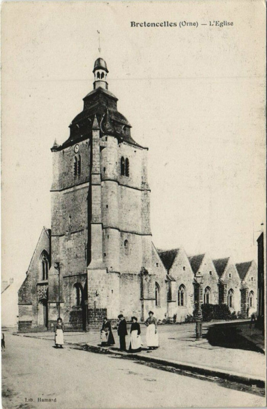 Carte postale ancienne Bretoncelles-L'Eglise à Bretoncelles