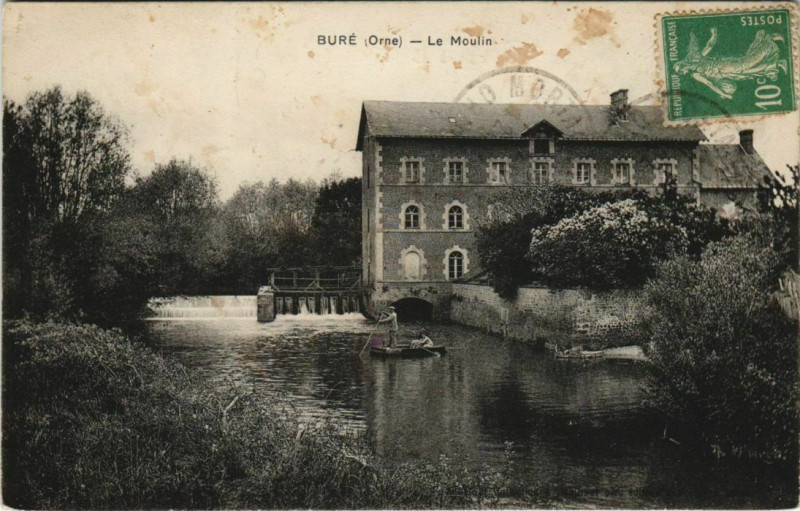 Carte postale ancienne Buré-Le Moulin à Buré