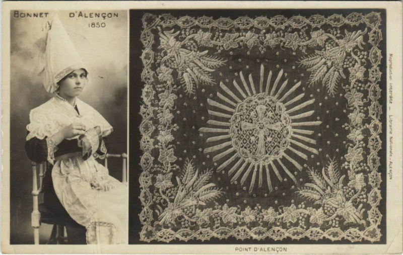 Carte postale ancienne Bonnet- d'Alencon