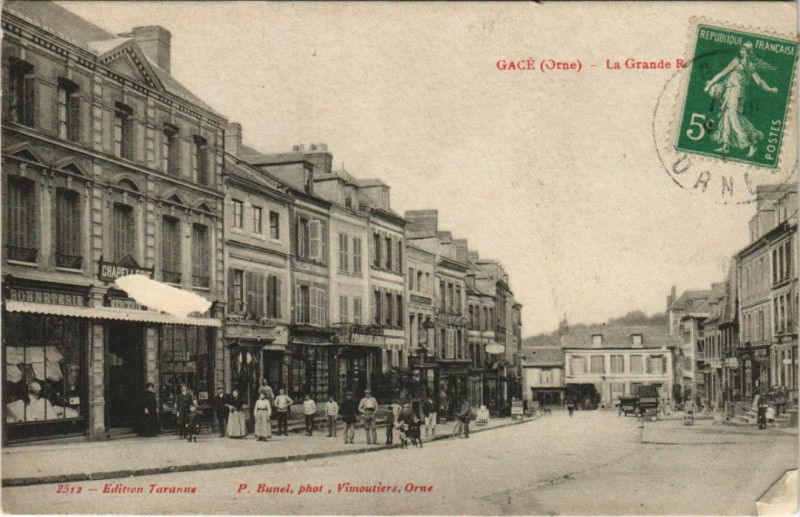 Carte postale ancienne Gace La Grande à Gacé