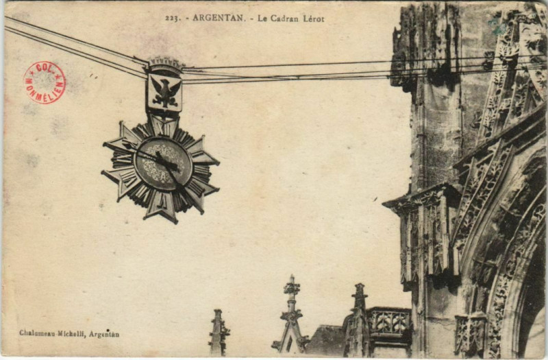 Carte postale ancienne Argentan-Le Cadran Lérot à Argentan