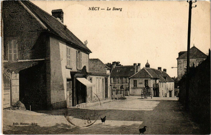 Carte postale ancienne Nécy - Le Bourg à Nécy
