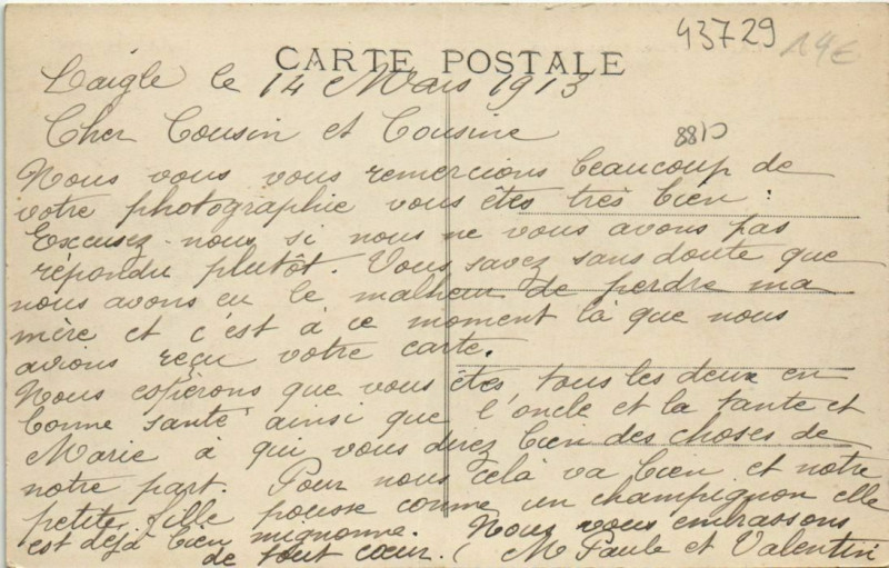 Carte postale ancienne Laigle-Place Saint-Martin à Sai