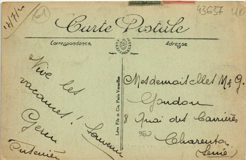 Carte postale ancienne Laigle-Facade Principale de l'Ancien Cháteau à Ri