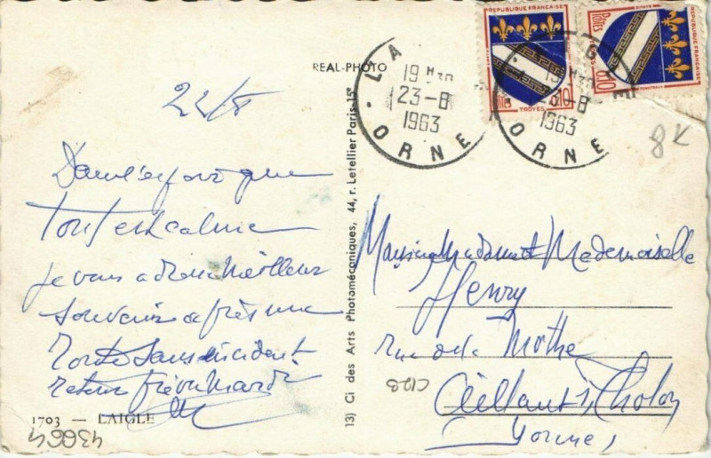 Carte postale ancienne Laigle