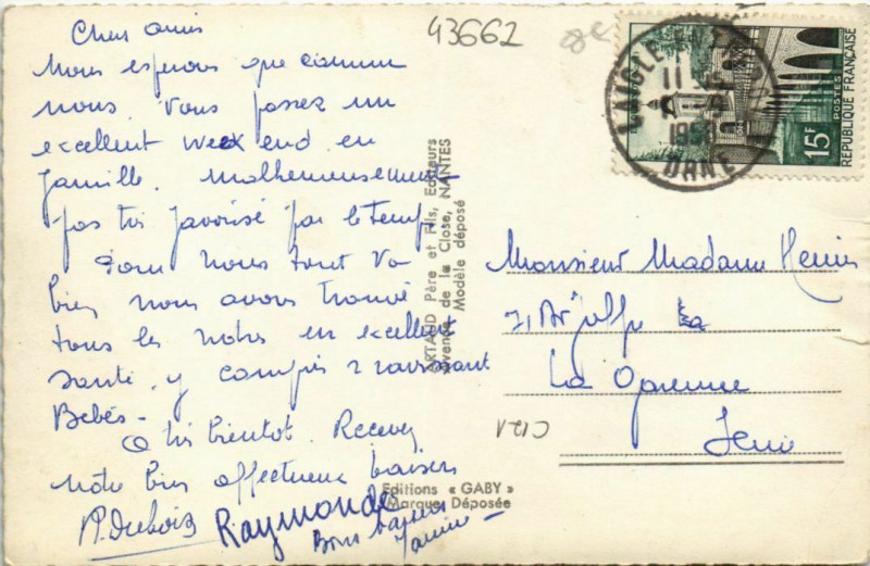 Carte postale ancienne Laigle