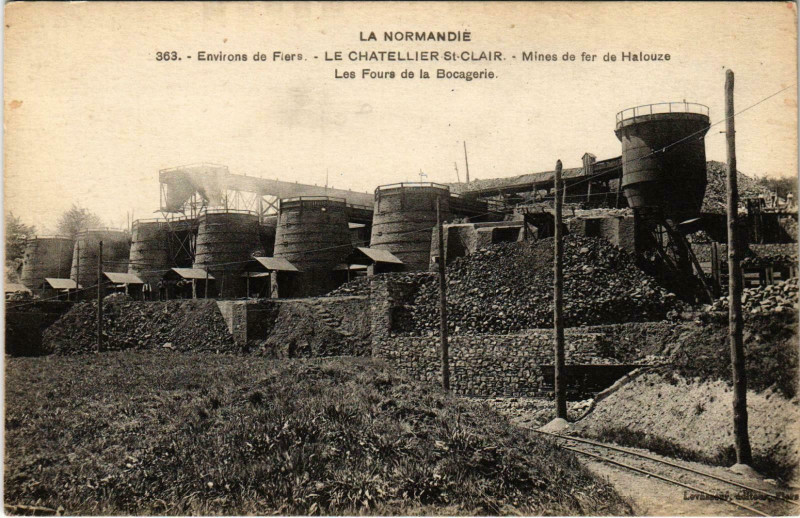 Carte postale ancienne Le Chatellier St.-Clair - Les Fours de la Bocagerie à Ri