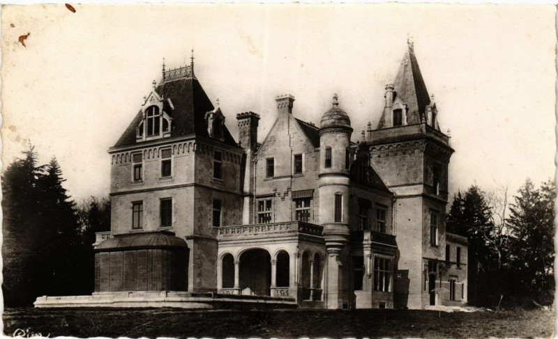 Carte postale ancienne Chateau de Lignéres à Lignères