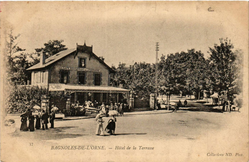 Carte postale ancienne Bagnoles-de-l'Orne - Hotel de la Terrasse