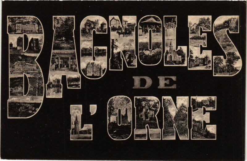 Carte postale ancienne Bagnoles-de-l'Orne