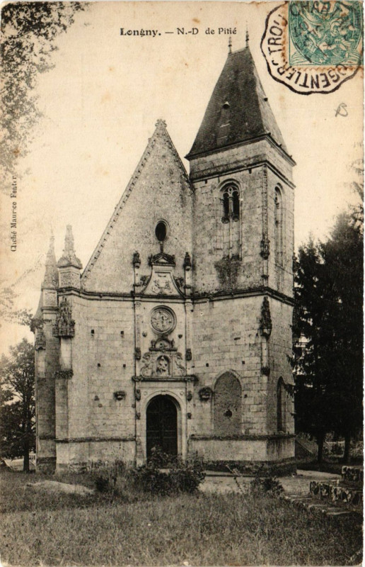 Carte postale ancienne Lengny - N.-D. de Pitié