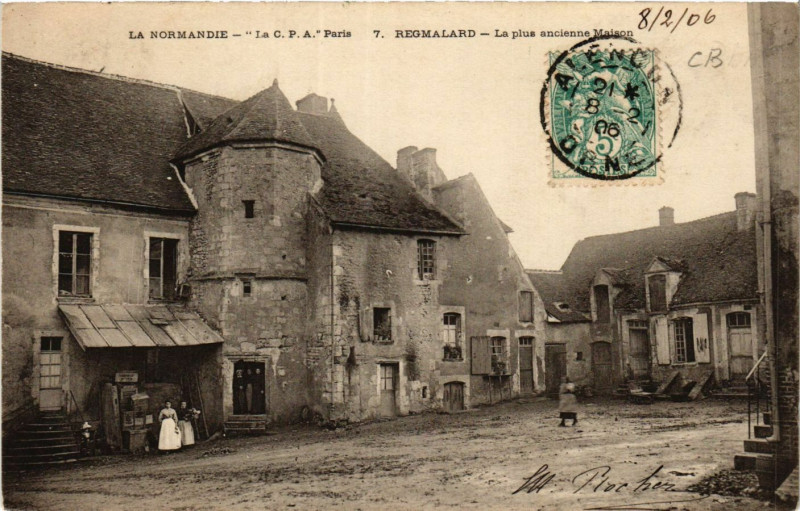 Carte postale ancienne La Normandie - La C.P.A. Paris - Regmalard - La plus ancienne.. à Ri