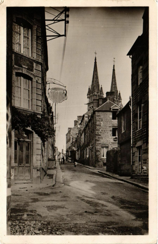 Carte postale ancienne La Ferté-Macé -Rue de la Teinture à Macé