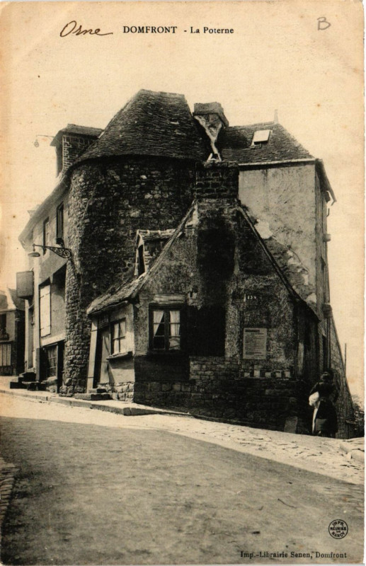 Carte postale ancienne Domfront - La Polerne