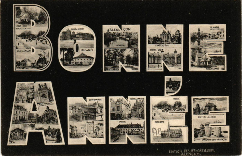 Carte postale ancienne Bonne Année
