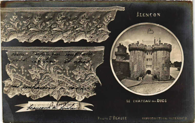 Carte postale ancienne Alencon - Le Cháteau des Ducs à Alençon