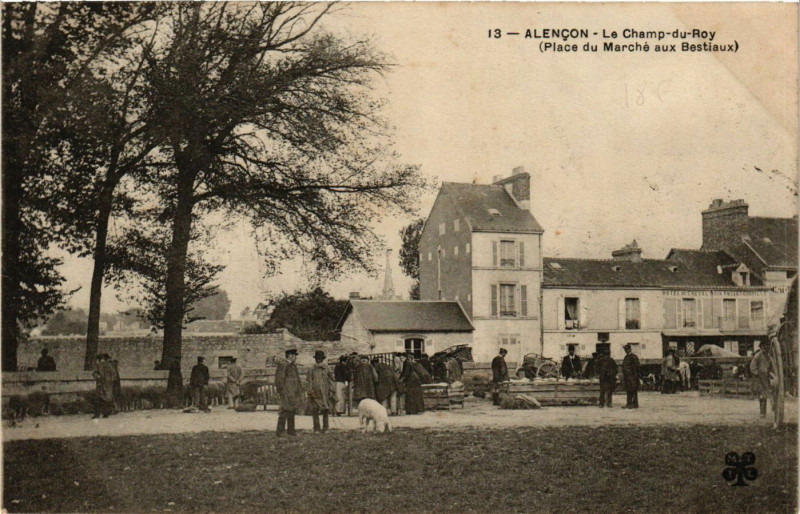 Carte postale ancienne Alencon - Le Champ-du-Roy à Alençon