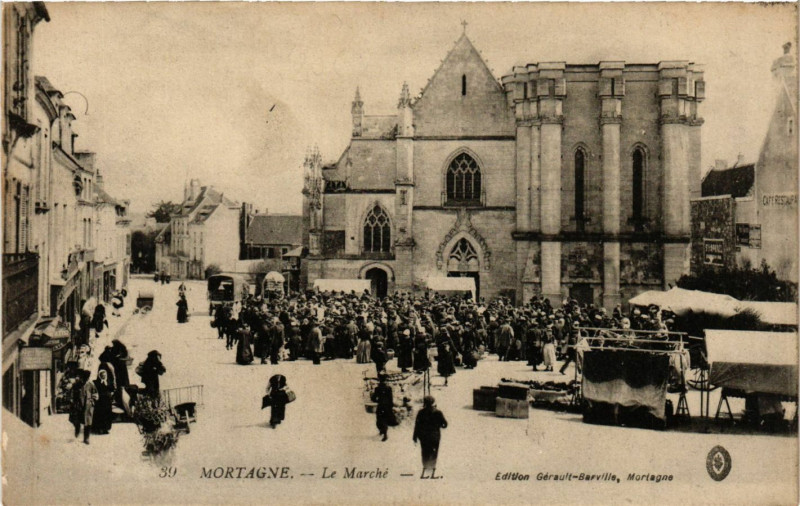 Carte postale ancienne Mortagne - Le Marche