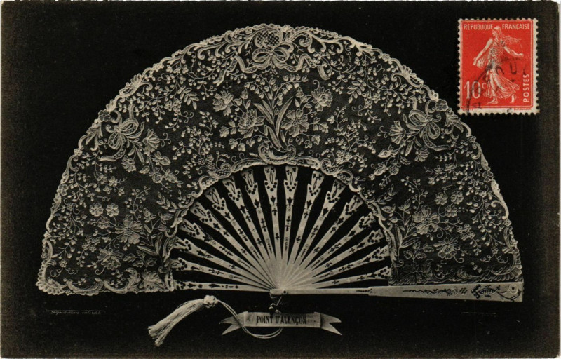 Carte postale ancienne Point d'Alencon