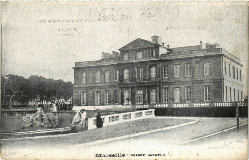 Carte postale ancienne Marseille - Musee Borely