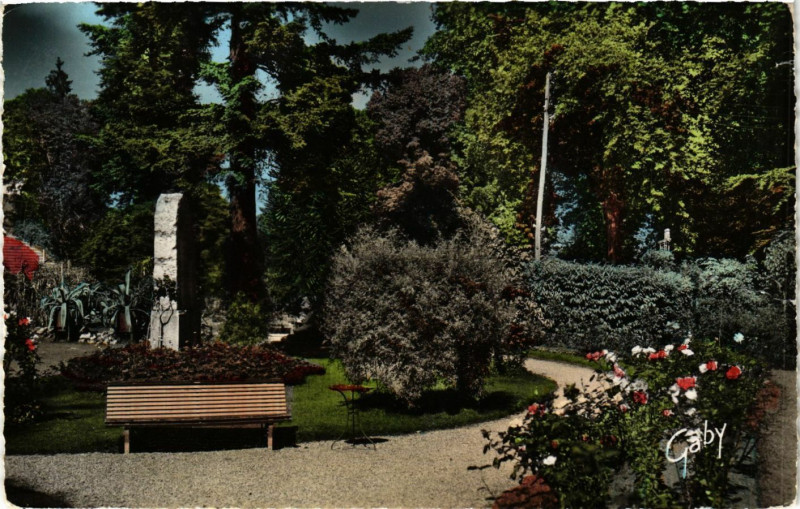 Carte postale ancienne Alencon La Roseraie à Alençon