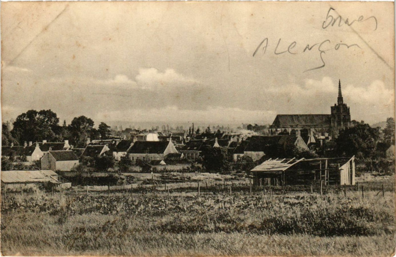 Carte postale ancienne Alencon à Alençon