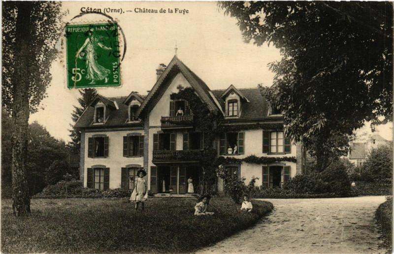 Carte postale ancienne Céton (Orne). Cháteau de la Fuye à Ceton