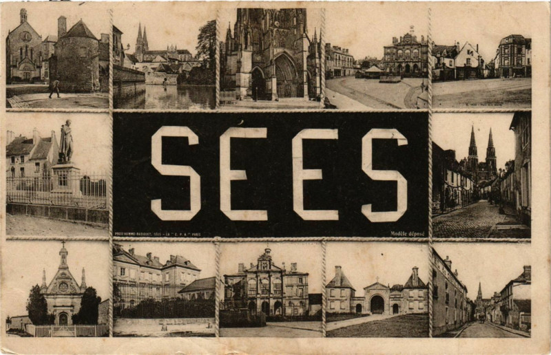 Carte postale ancienne Sées à Sées