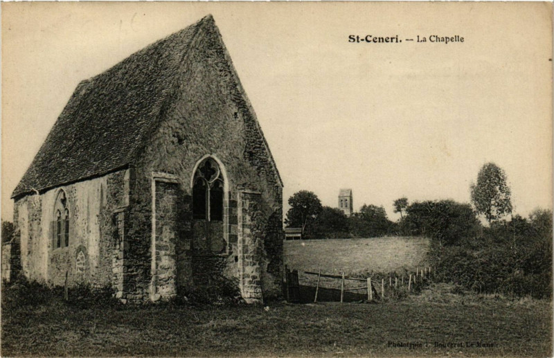 Carte postale ancienne Saint-Ceneri - La Chapelle à Ri