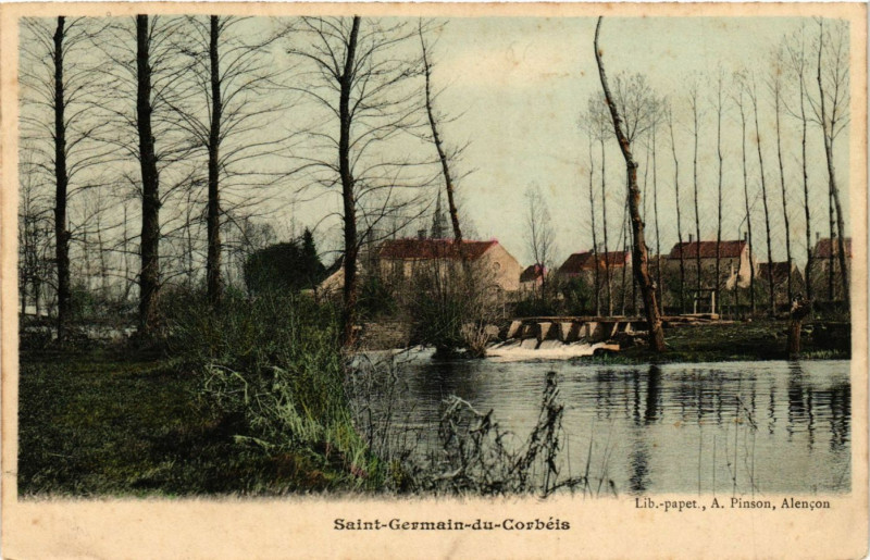 Carte postale ancienne Saint-Germain-du -Corbéts à Sai