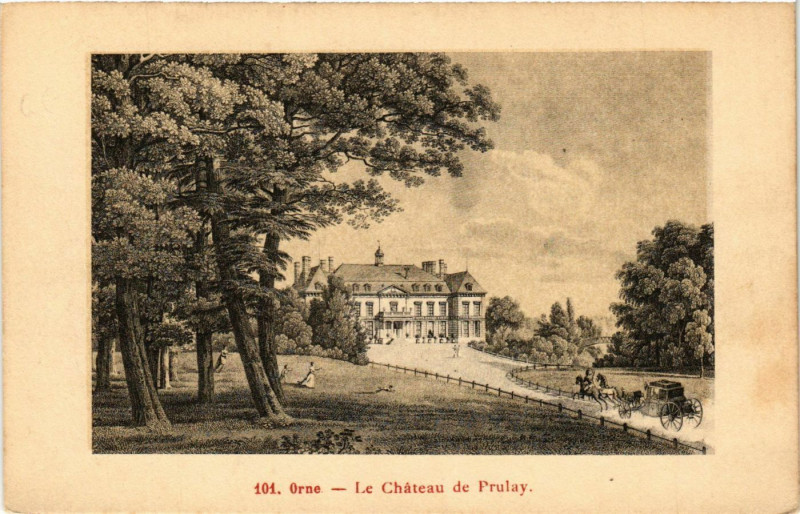 Carte postale ancienne Orne - Le Cháteau de Prulay