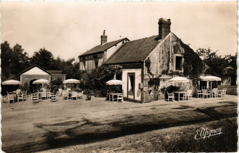 Carte postale ancienne Le Relais de l'Abbaye -Les Genettes par Saint-Martin d'Aseres aux Genettes