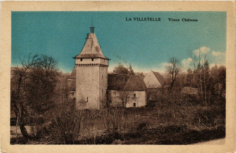 Carte postale ancienne La Villetelle - Vieux Cháteau