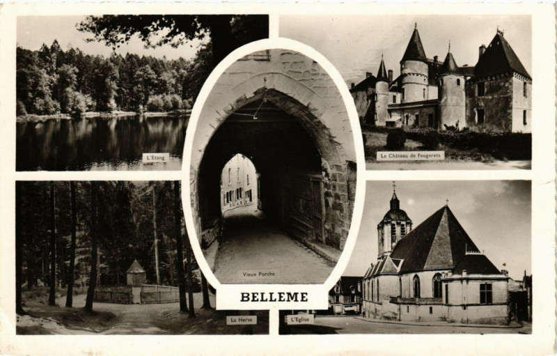 Carte postale ancienne Belleme à Bellême