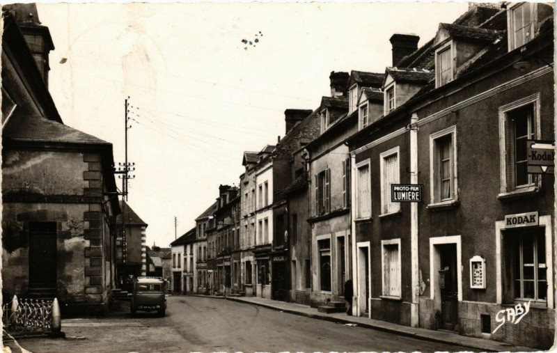 Carte postale ancienne Bouce (Orne) - Rue Rémy à Boucé
