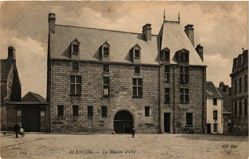 Carte postale ancienne Alencon - La Maison d'Ozé à Alençon